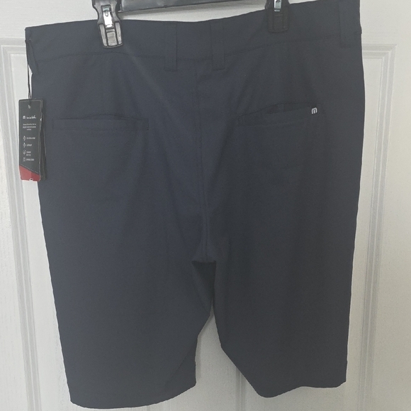 New Travis Mathew Dark Blue Flat Front Shorts Size 34 - Picture 7 of 8